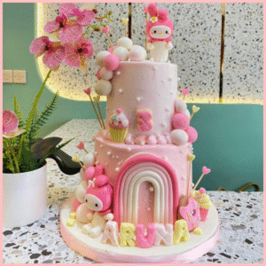 Kue Ulang Tahun My Melody Tingkat 2