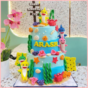 unicorn fantasy candy birthday cake